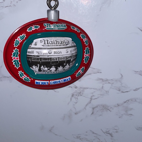 Red Vintage Nathans tin moments. Coney Island NYC - Picture 6 of 6